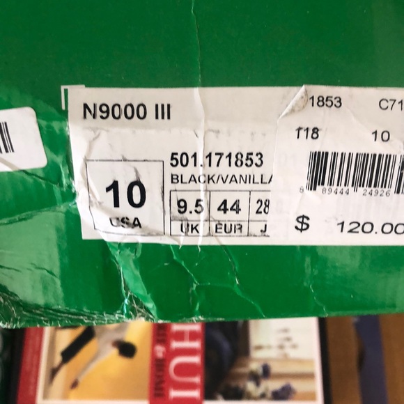 Diadora N9000 BLACK VANILLA sz 10 - Picture 10 of 10